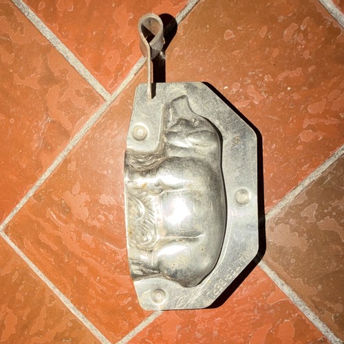 Antike metall schokoladenform - metall,