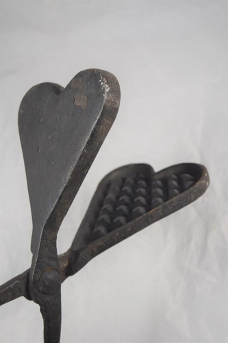 Antikes herzwaffeleisen motiv - antikes,
