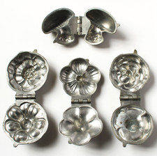 4 Marzipanformen Backformen